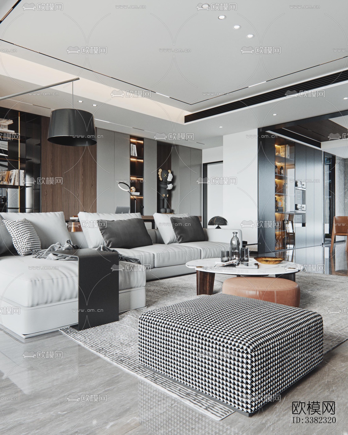 现代别墅效果图下载（渲染图5）