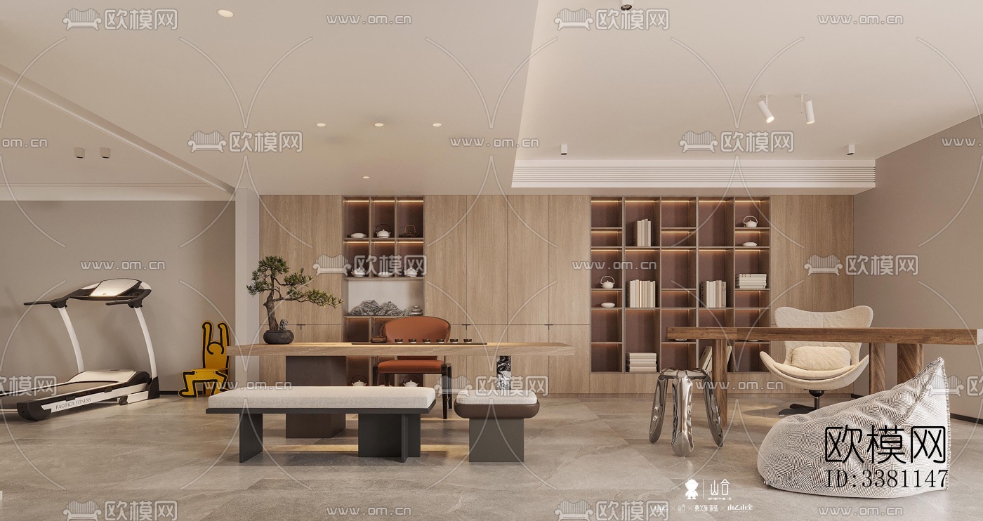 现代别墅效果图下载（渲染图5）