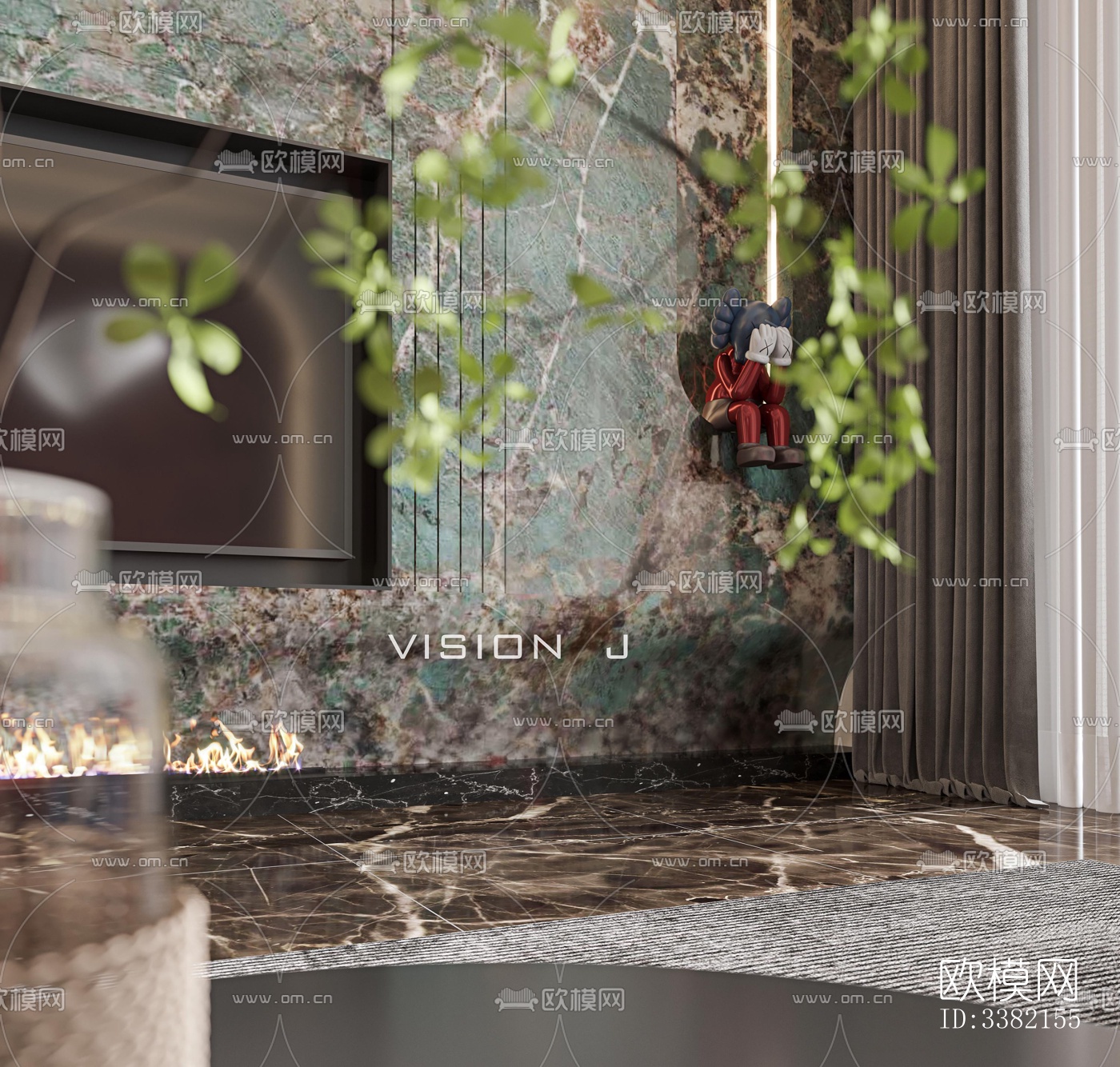 现代别墅效果图下载（渲染图1）