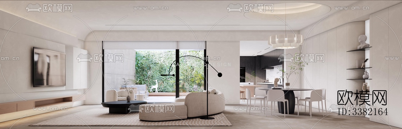 现代别墅效果图下载（渲染图1）