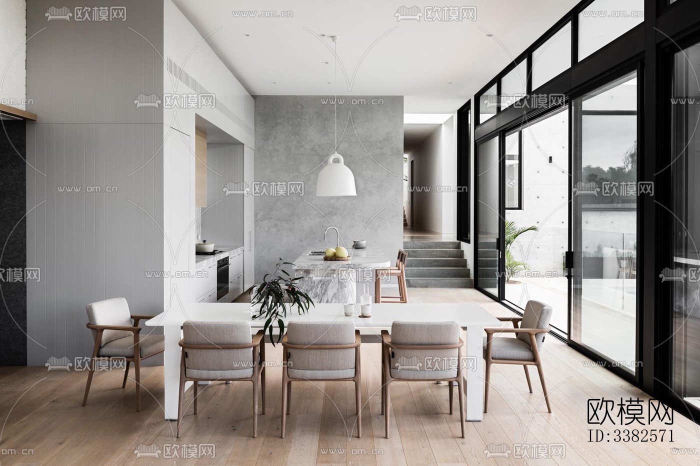 现代别墅效果图下载（渲染图15）