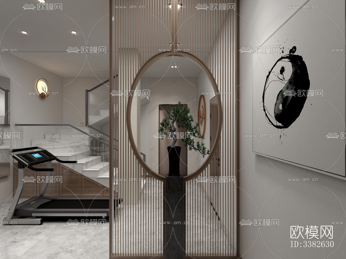 现代别墅效果图下载（渲染图7）