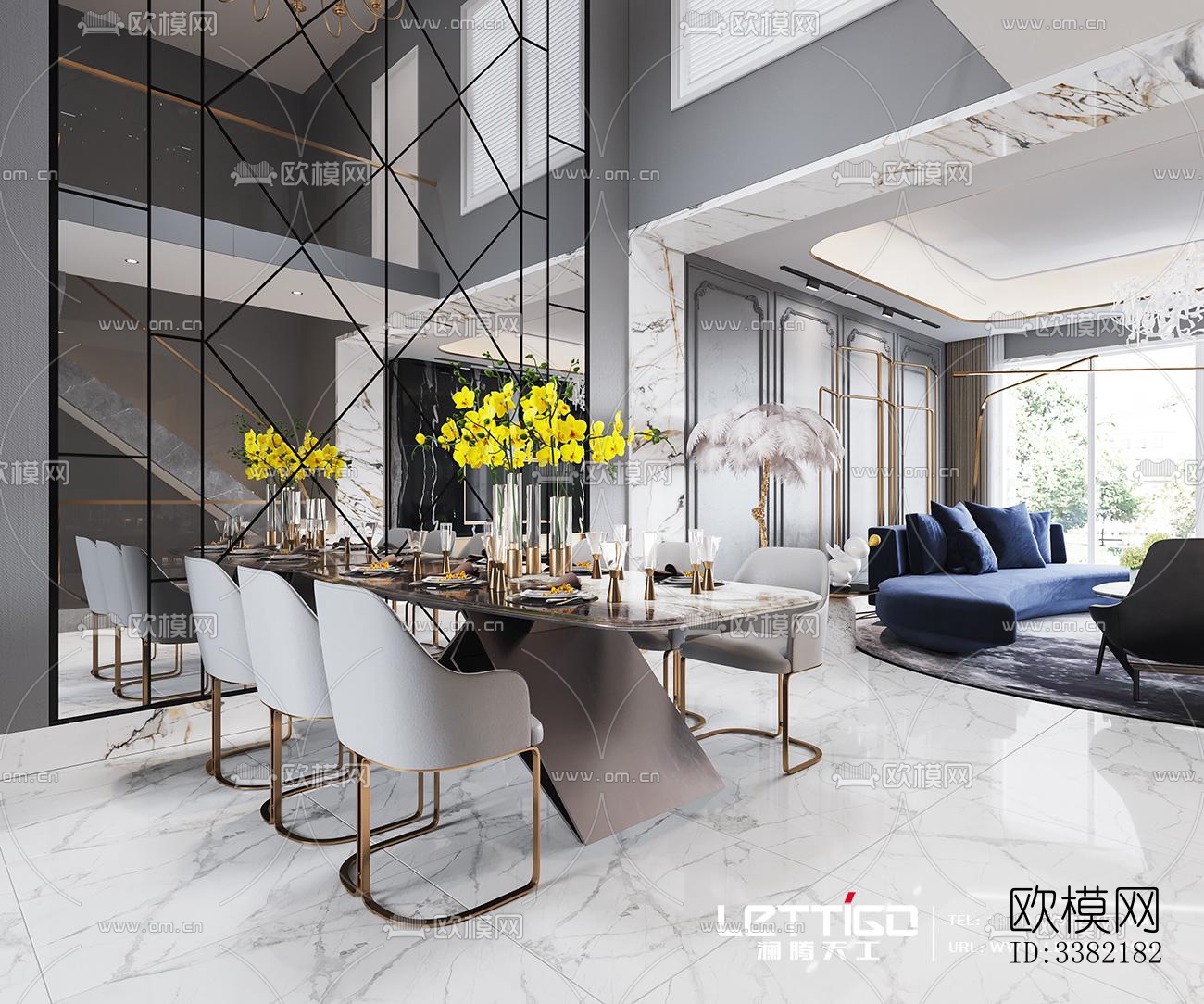 现代别墅效果图下载（渲染图5）