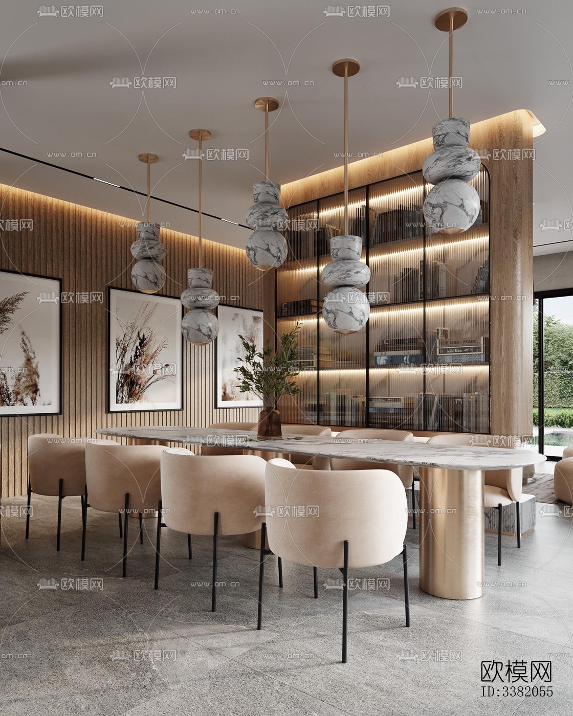 现代别墅效果图下载（渲染图15）