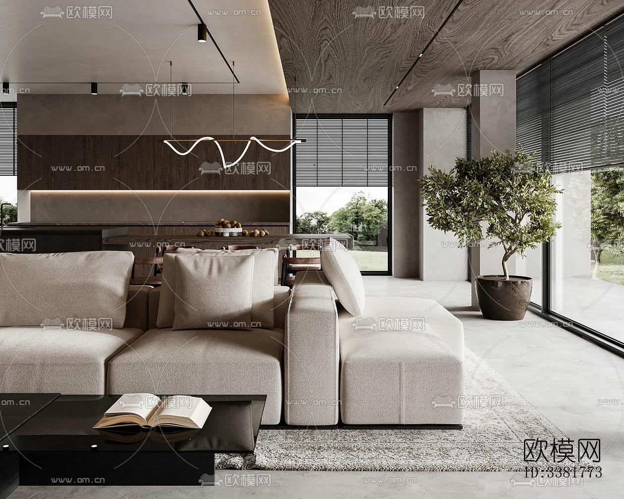 现代别墅效果图下载（渲染图12）