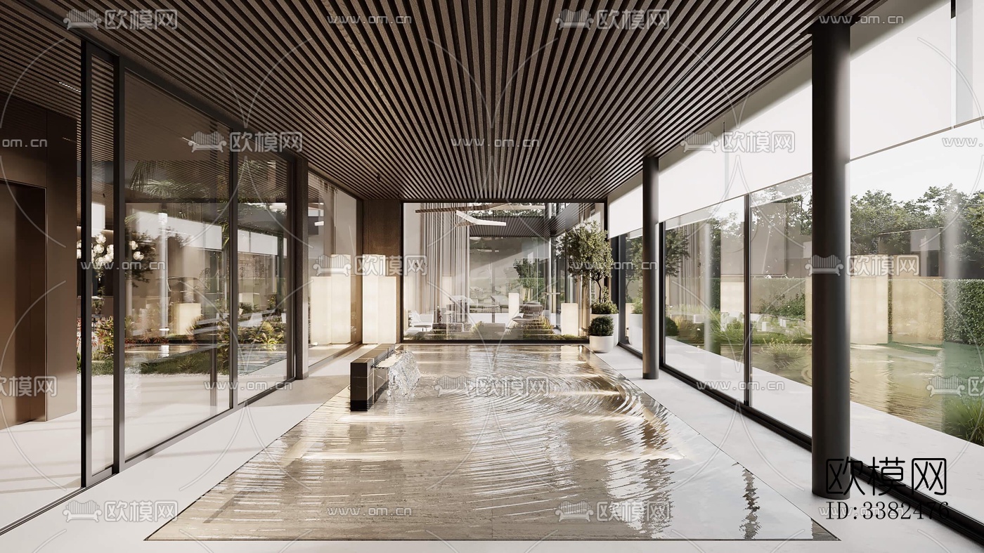 现代别墅效果图下载（渲染图7）