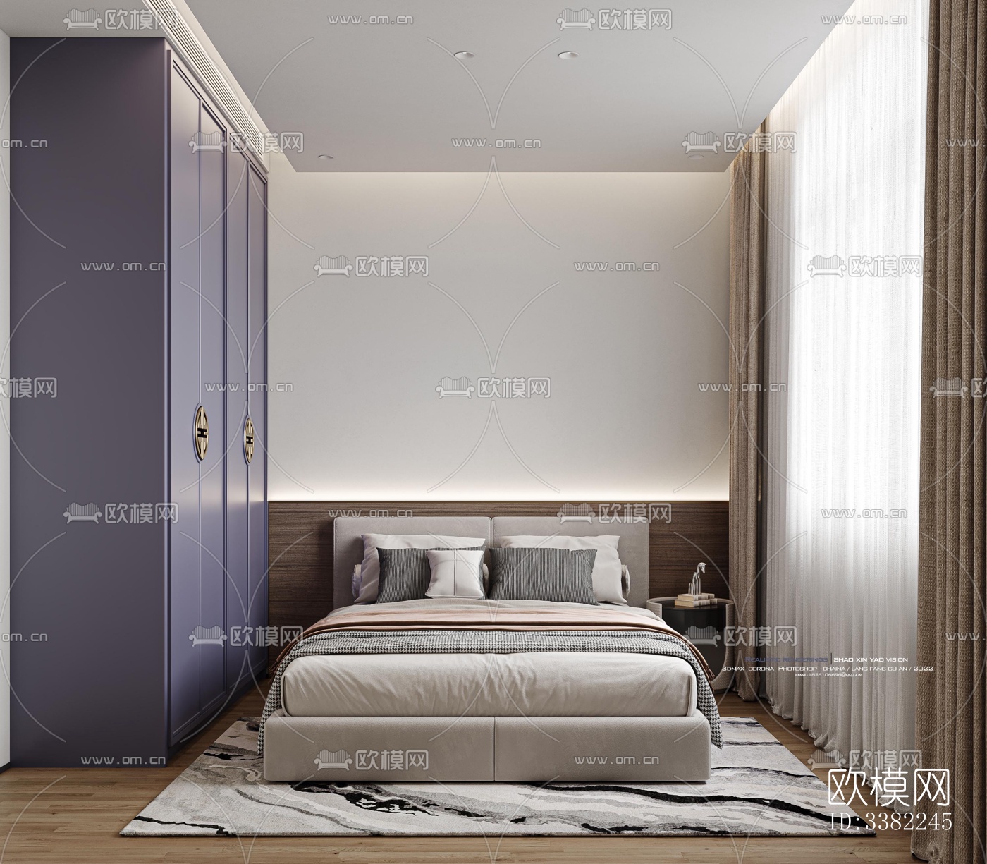 现代别墅效果图下载（渲染图3）