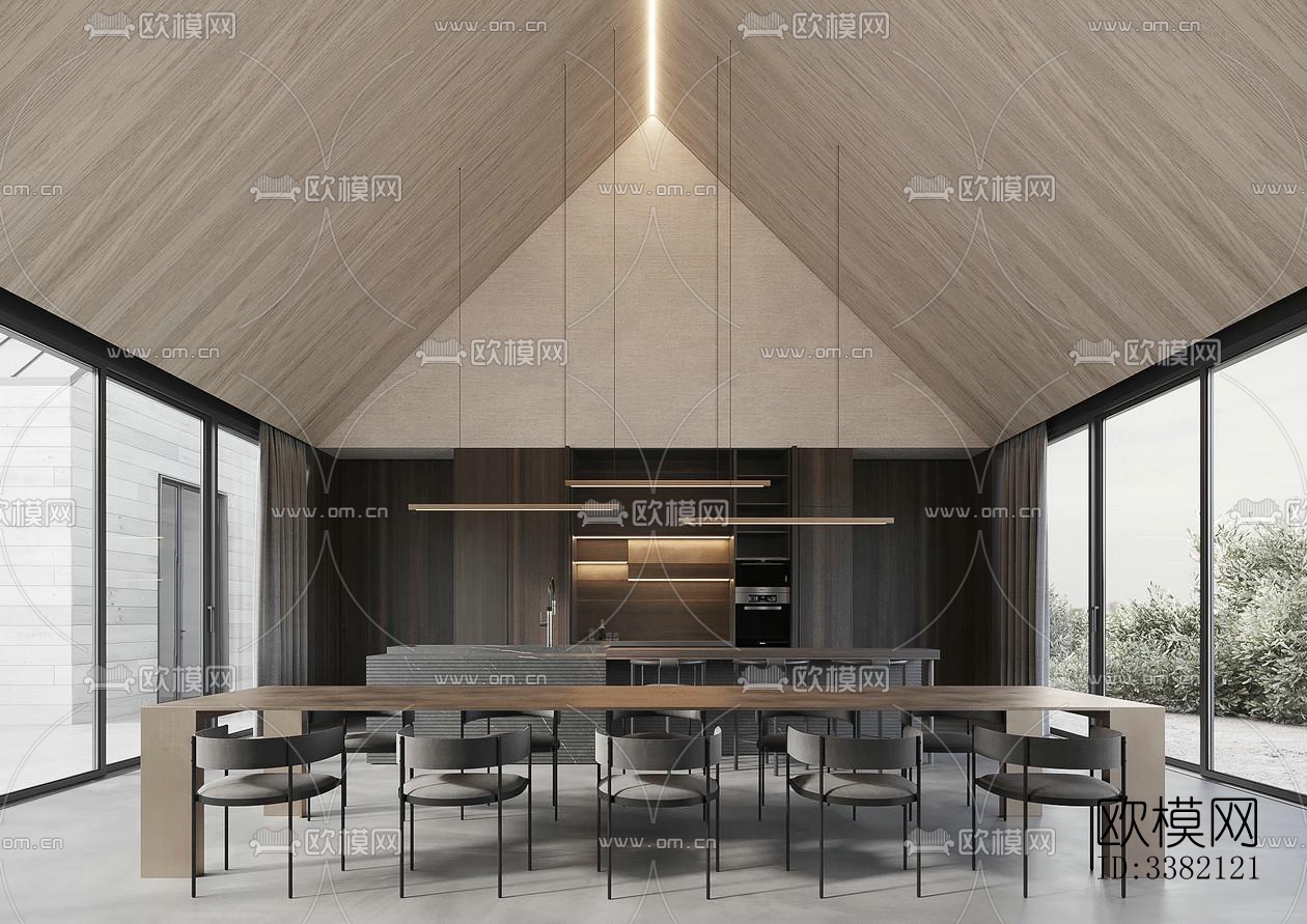 现代别墅效果图下载（渲染图13）