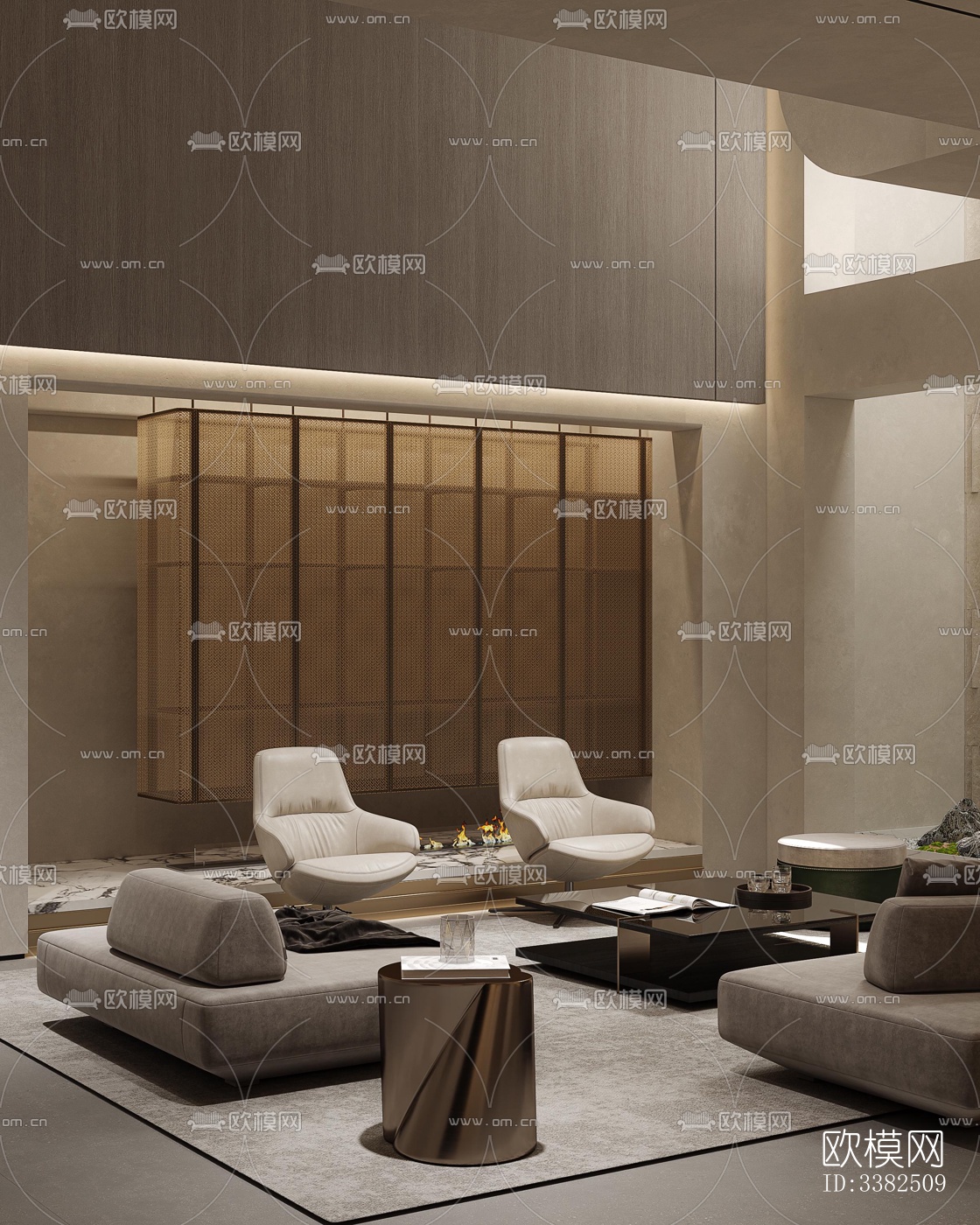 现代别墅效果图下载（渲染图4）