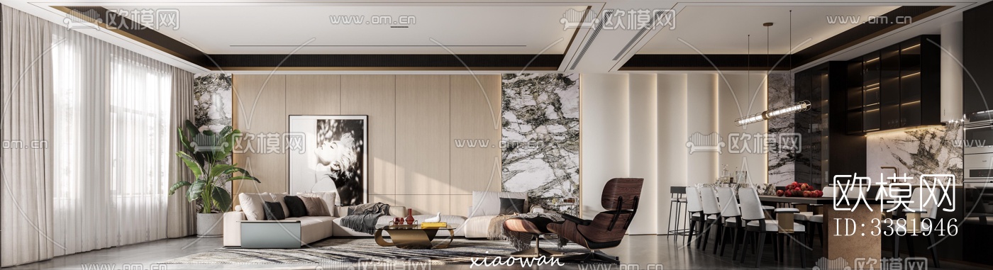 现代别墅效果图下载（渲染图8）