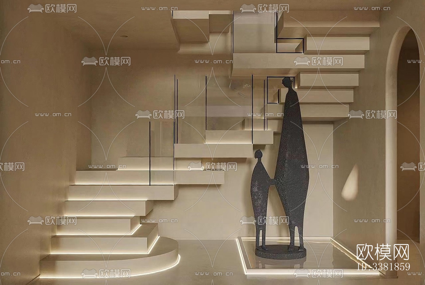 现代别墅效果图下载（渲染图6）