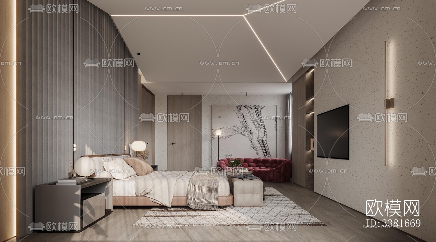 现代别墅效果图下载（渲染图3）