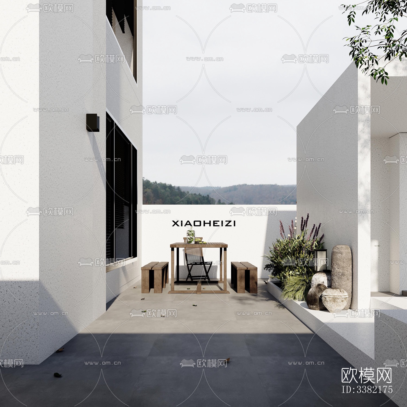 现代别墅效果图下载（渲染图5）