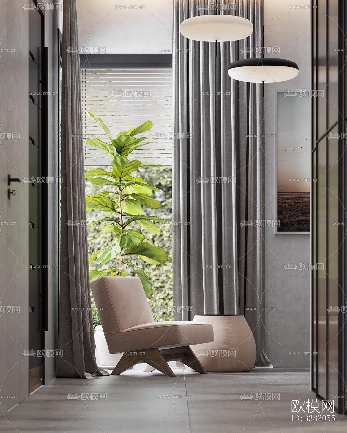 现代别墅效果图下载（渲染图16）