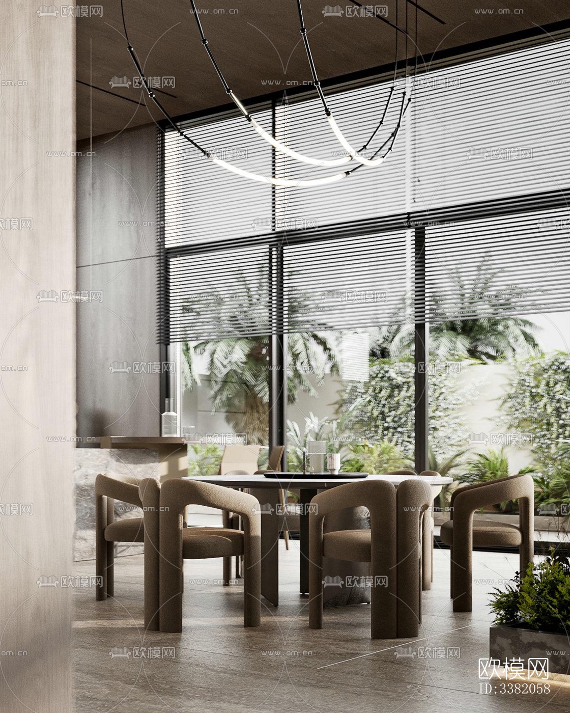 现代别墅效果图下载（渲染图4）