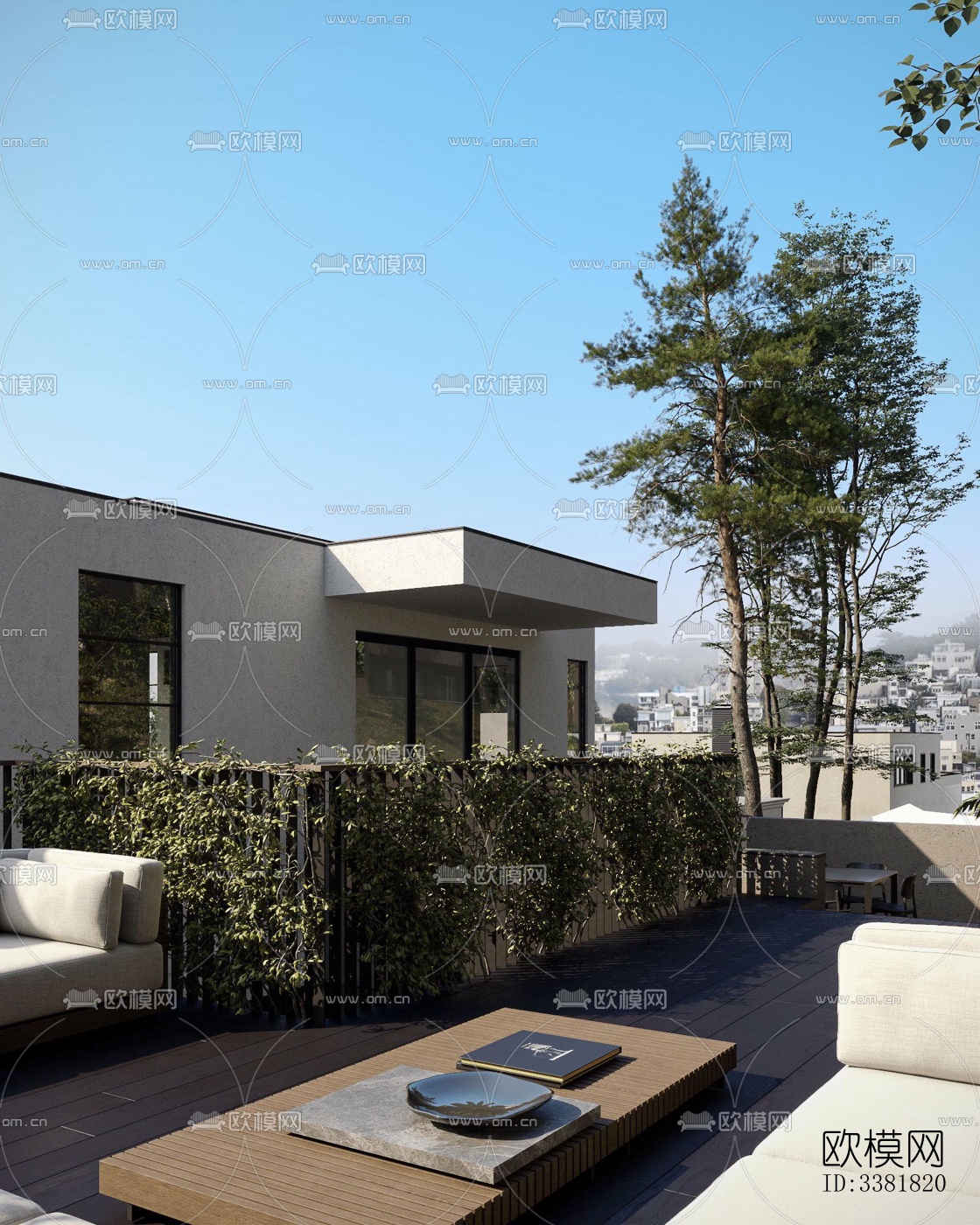 现代别墅效果图下载（渲染图20）