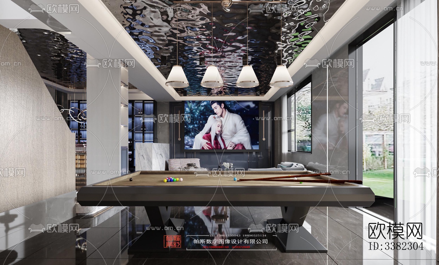 现代别墅效果图下载（渲染图8）