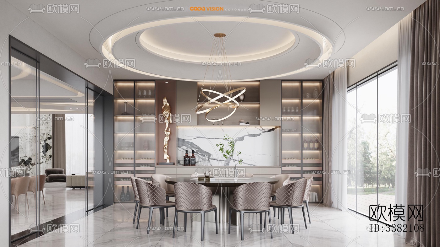 现代别墅效果图下载（渲染图12）