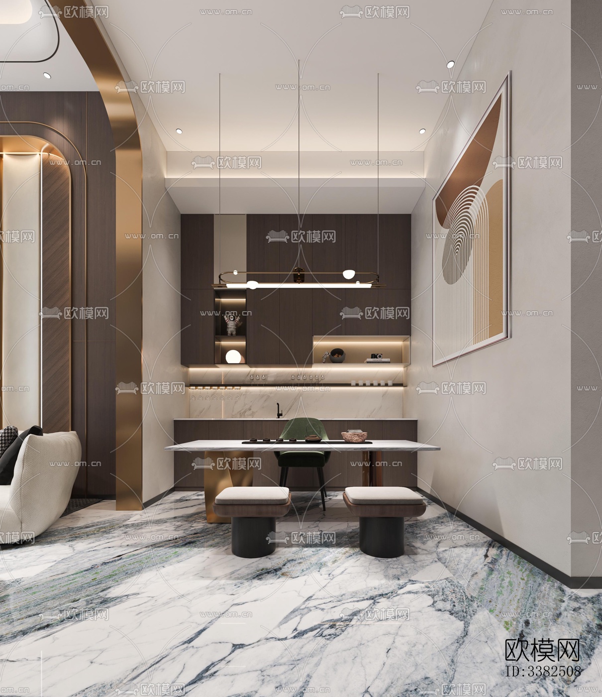 现代别墅效果图下载（渲染图1）