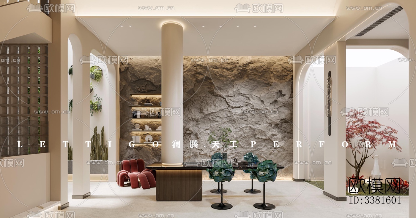 现代别墅效果图下载（渲染图9）