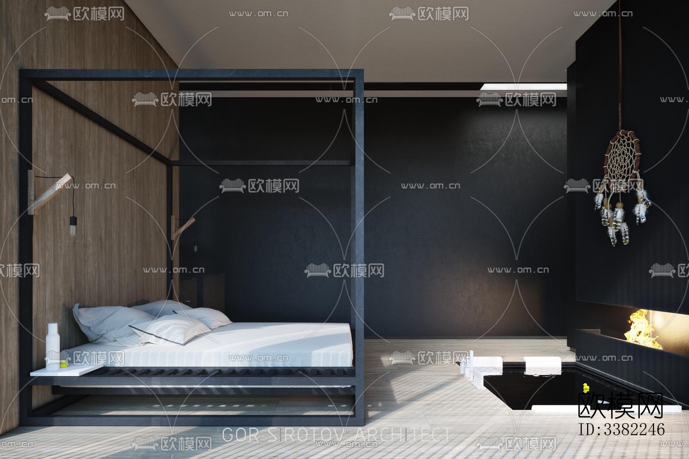 现代别墅效果图下载（渲染图10）