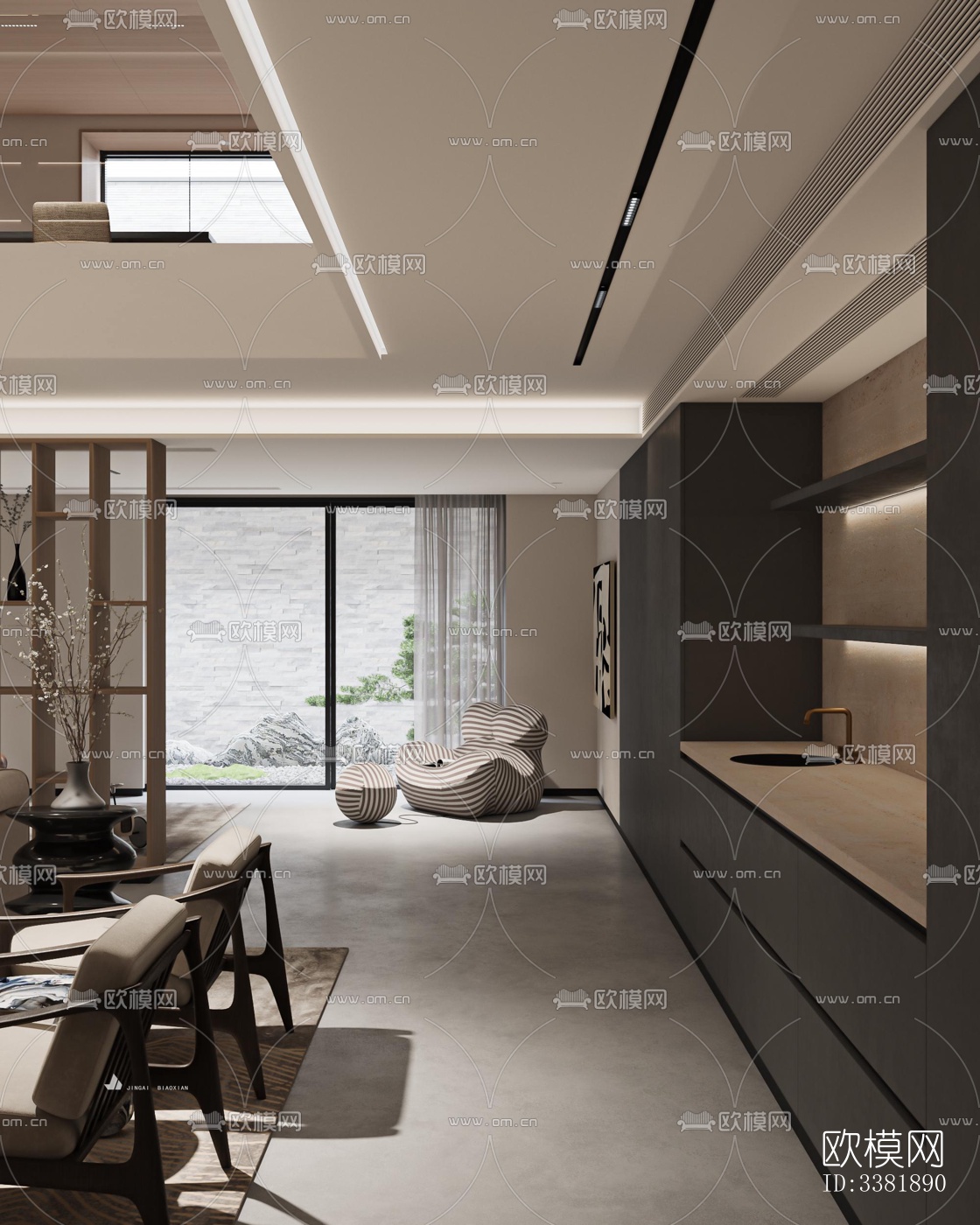 现代别墅效果图下载（渲染图6）