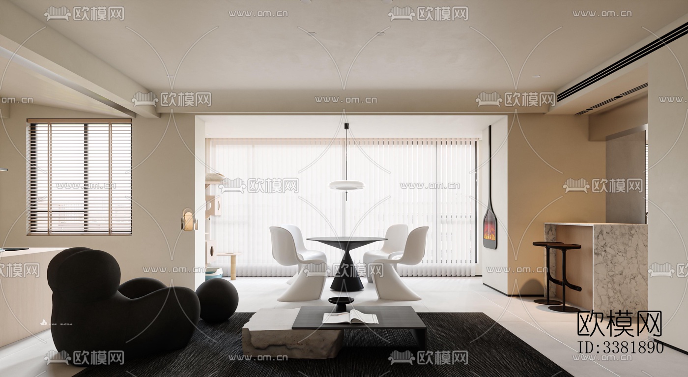 现代别墅效果图下载（渲染图12）