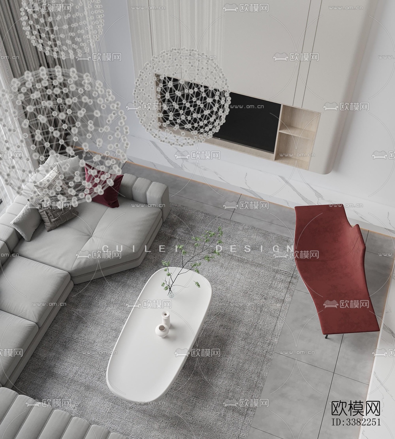 现代别墅效果图下载（渲染图5）