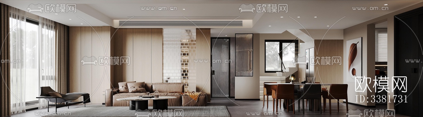 现代别墅效果图下载（渲染图8）