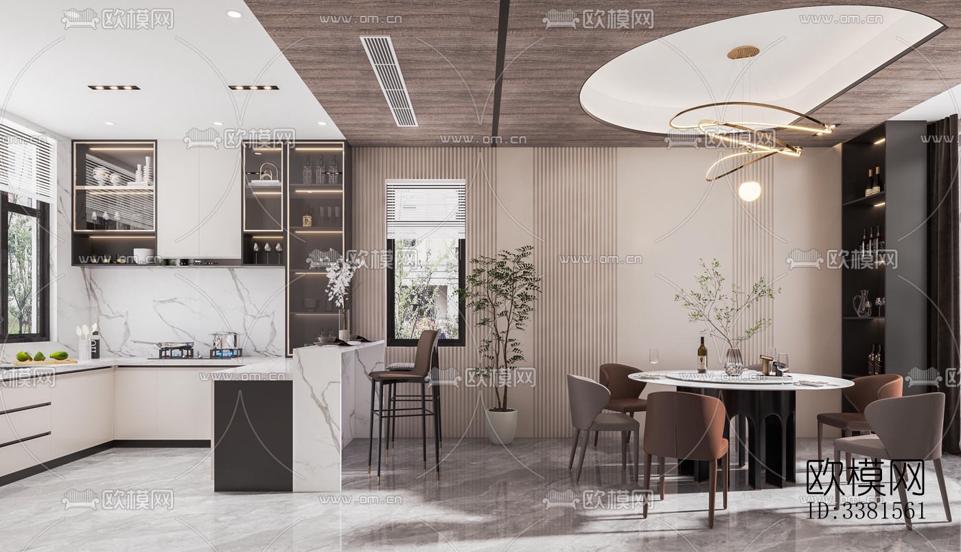 现代别墅效果图下载（渲染图2）