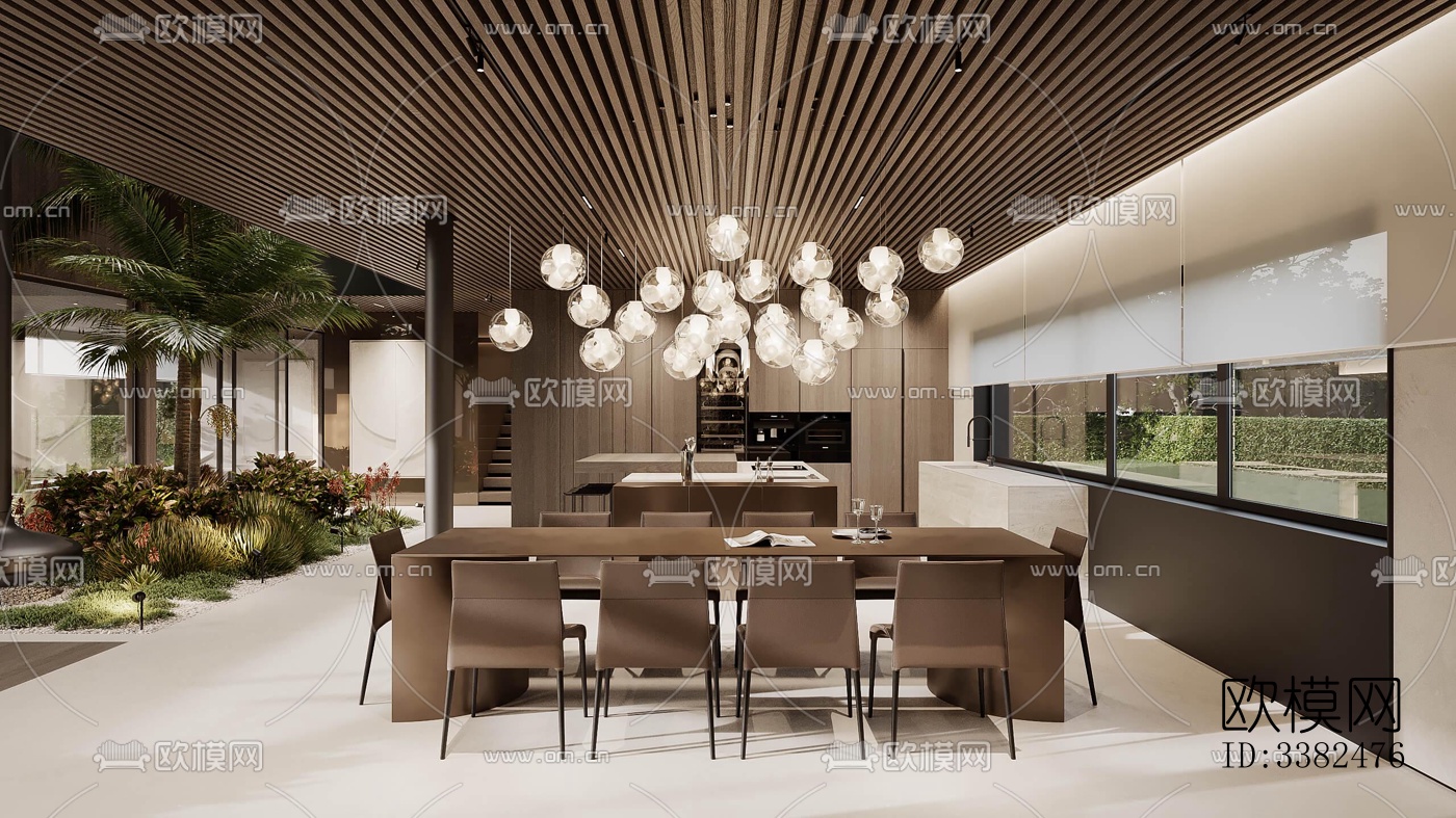 现代别墅效果图下载（渲染图3）