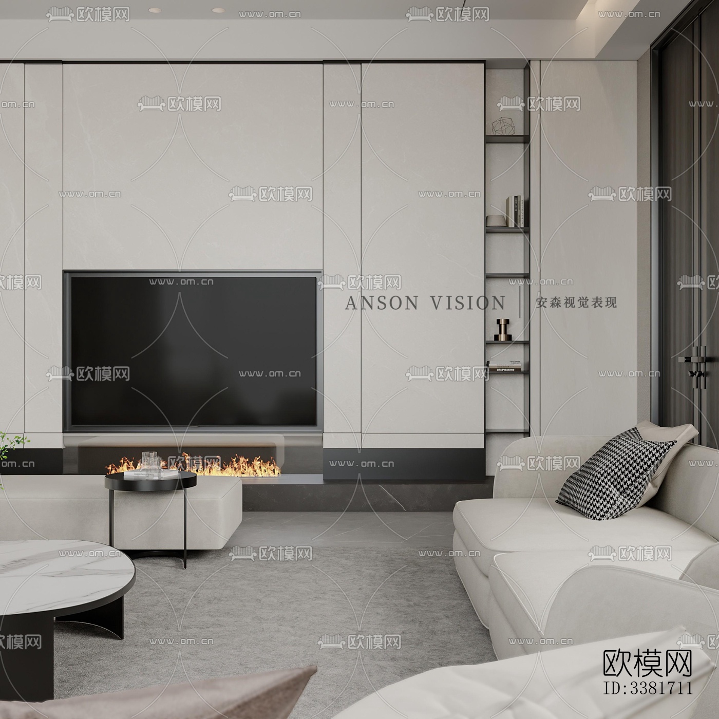 现代别墅效果图下载（渲染图12）