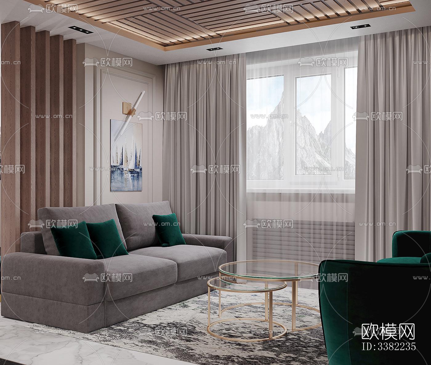 现代别墅效果图下载（渲染图9）