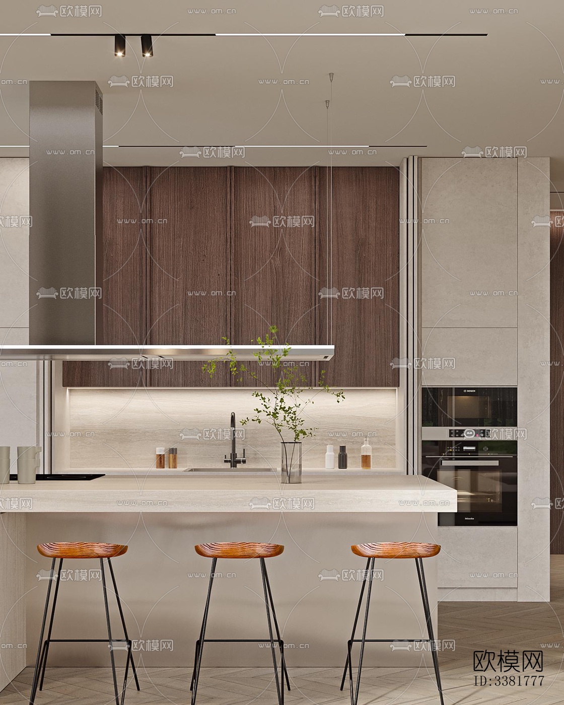 现代别墅效果图下载（渲染图3）