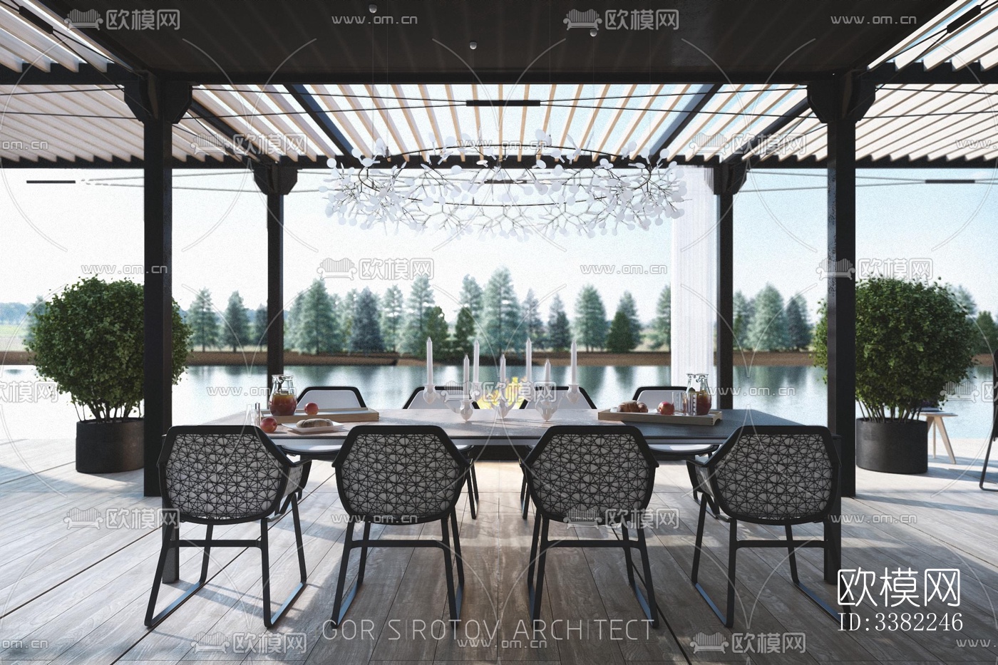 现代别墅效果图下载（渲染图13）