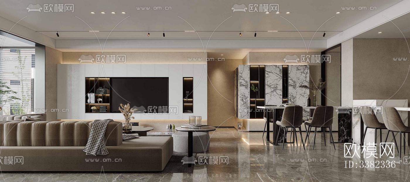 现代别墅效果图下载（渲染图8）