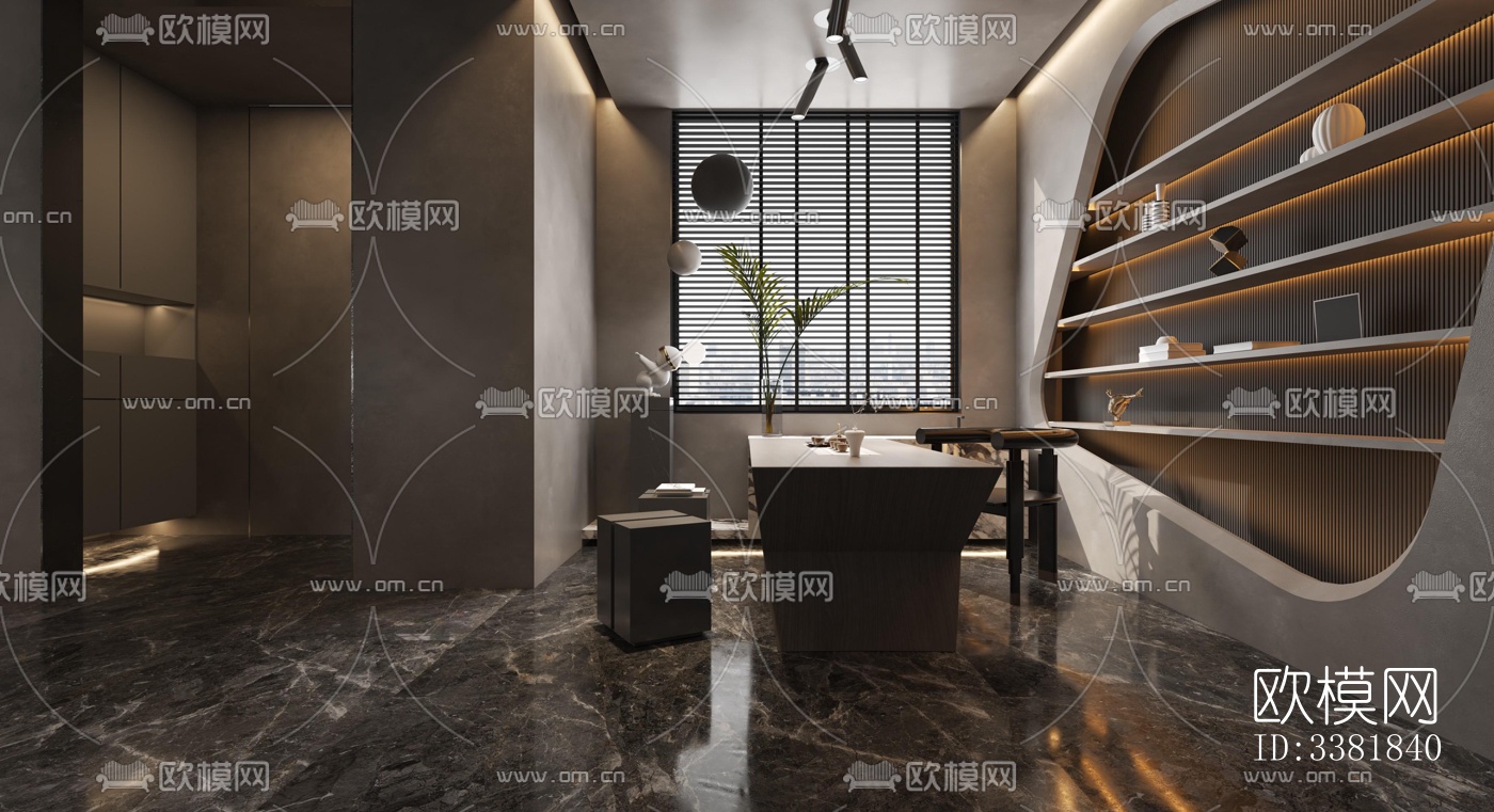 现代别墅效果图下载（渲染图11）