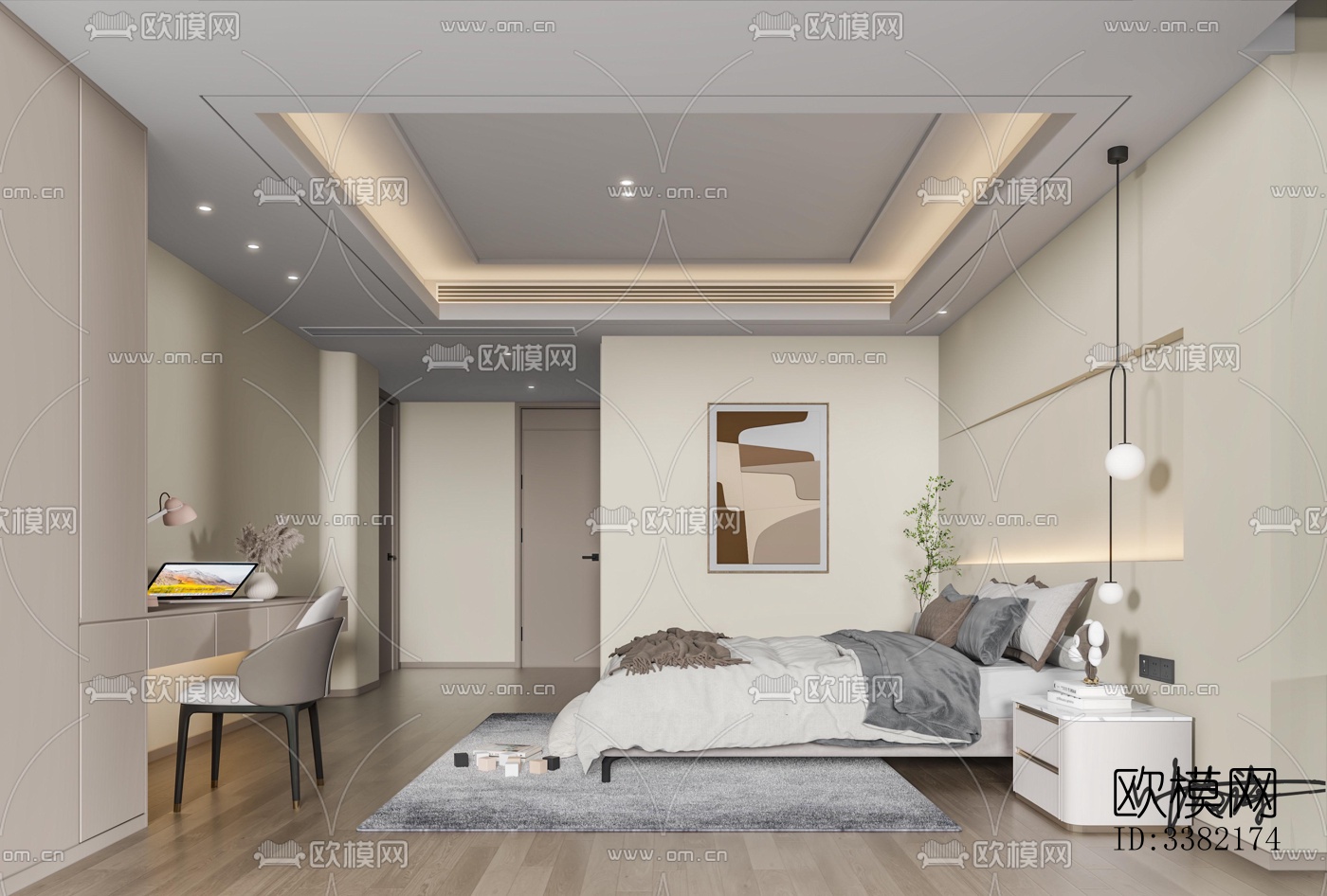 现代别墅效果图下载（渲染图5）