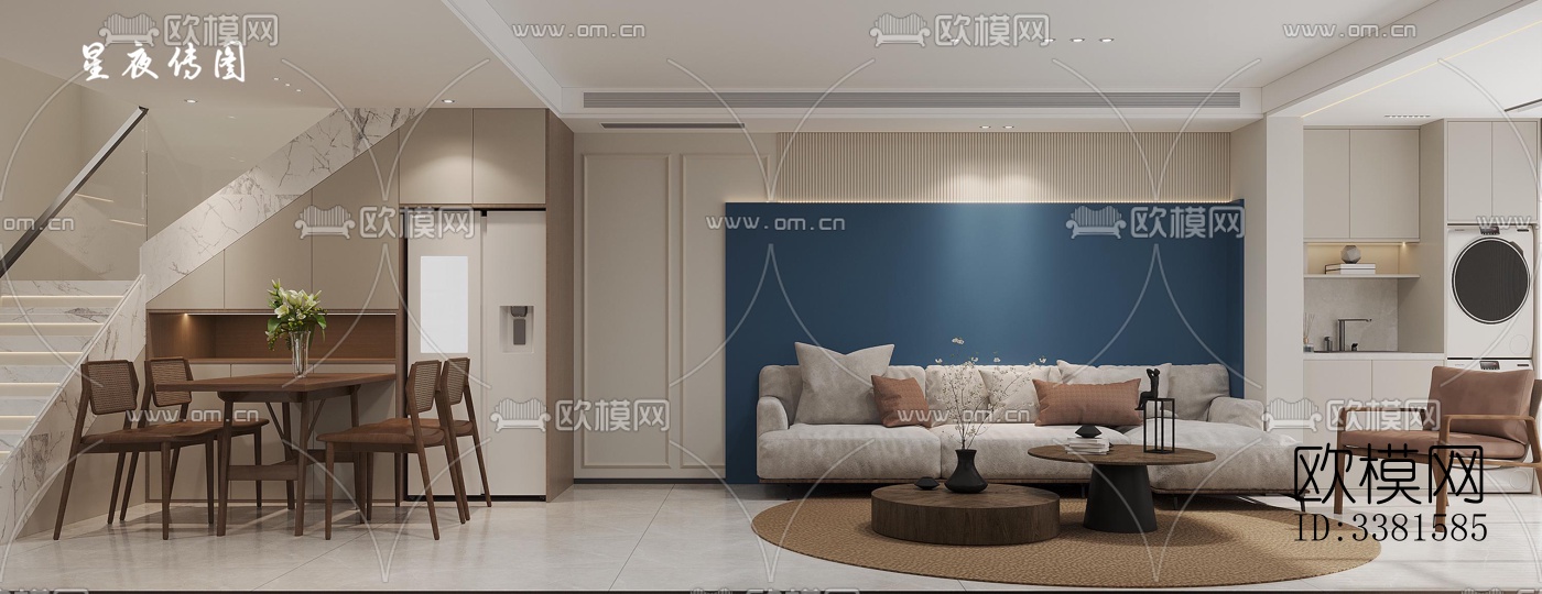 现代别墅效果图下载（渲染图1）