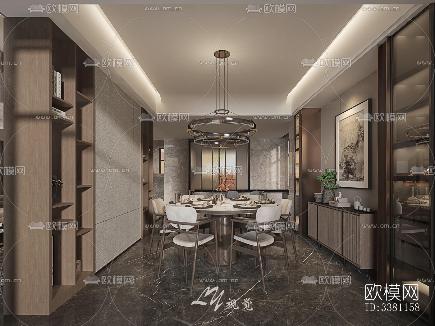 现代别墅效果图下载（渲染图7）