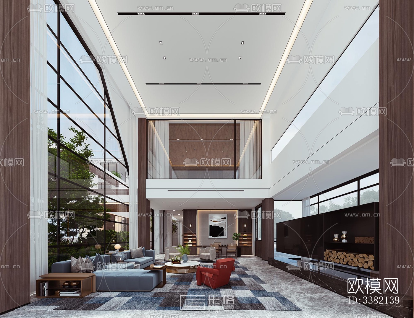 现代别墅效果图下载（渲染图14）