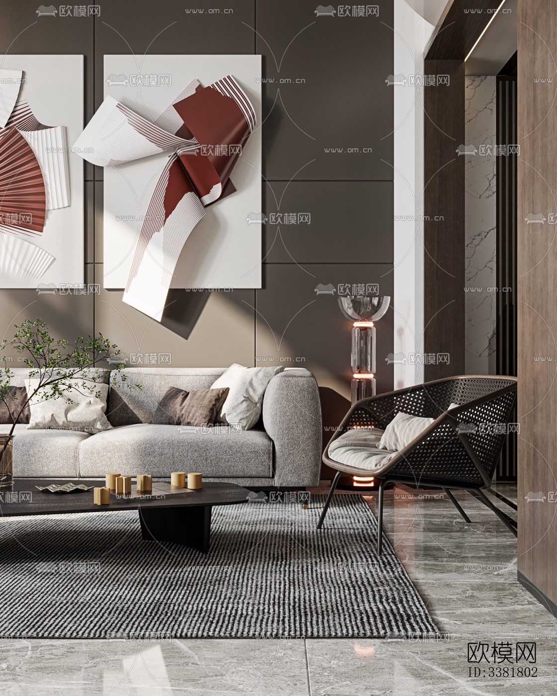 现代别墅效果图下载（渲染图7）