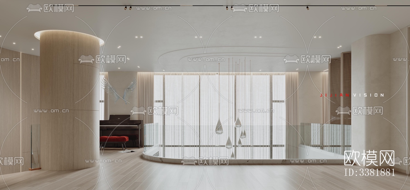 现代别墅效果图下载（渲染图12）