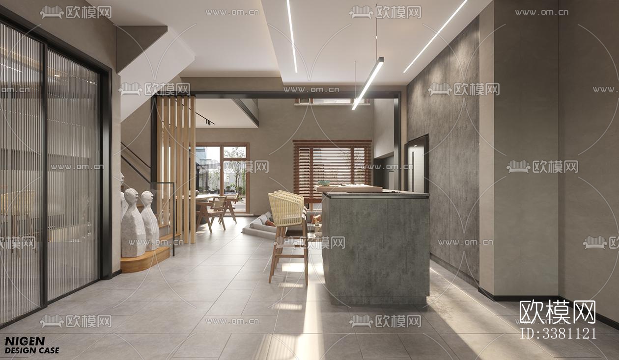 现代别墅效果图下载（渲染图6）