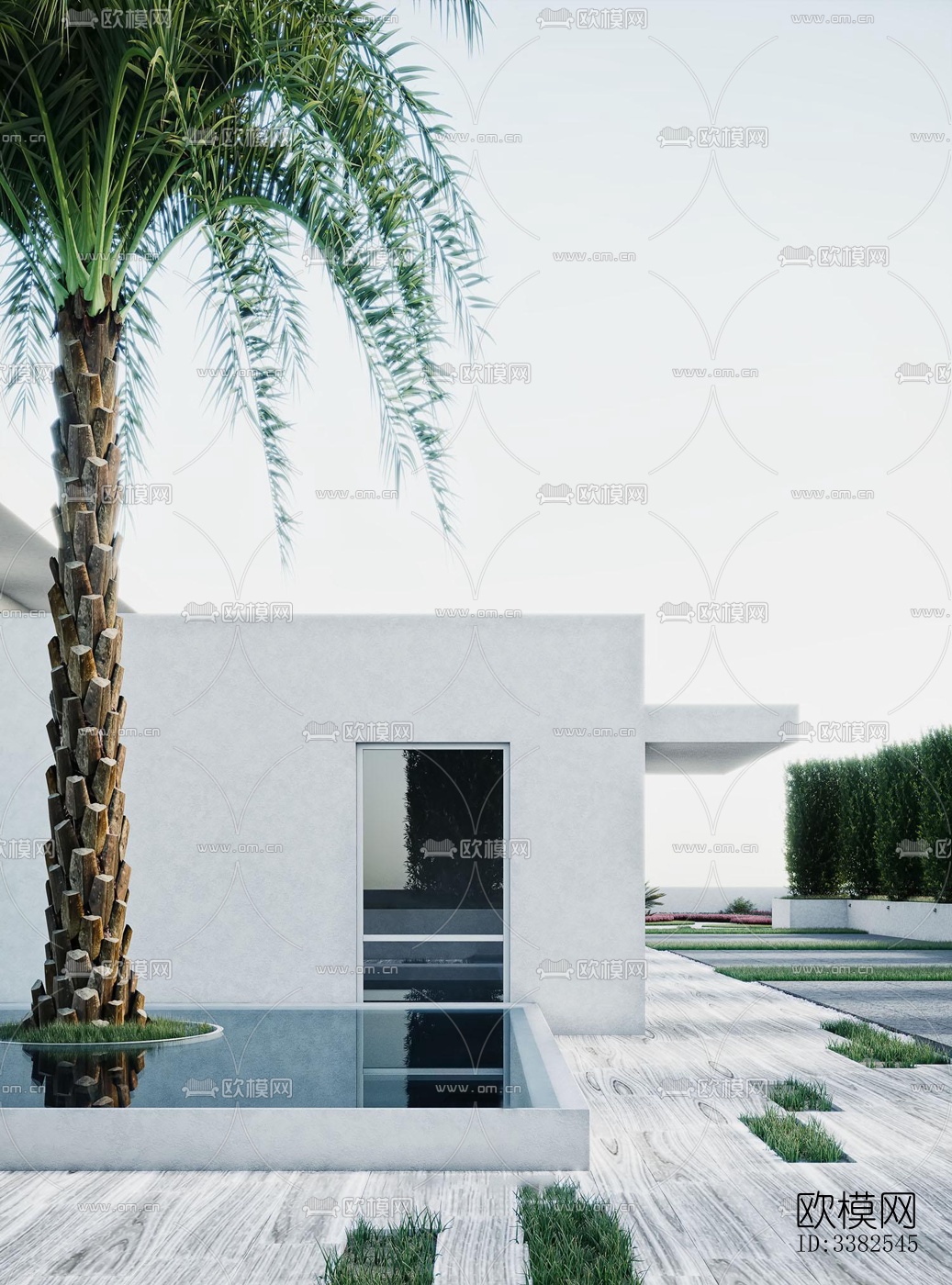 现代别墅效果图下载（渲染图5）