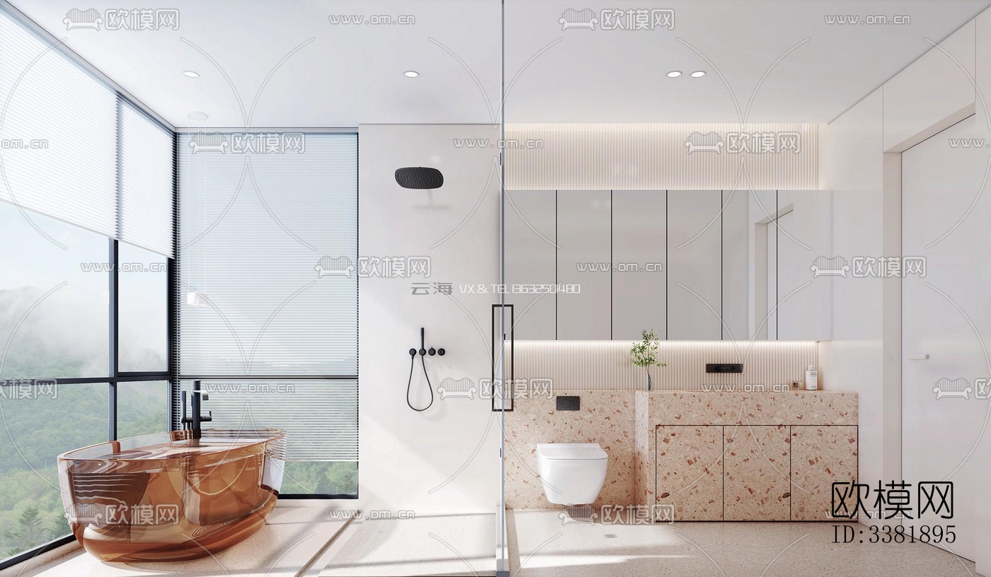 现代别墅效果图下载（渲染图4）