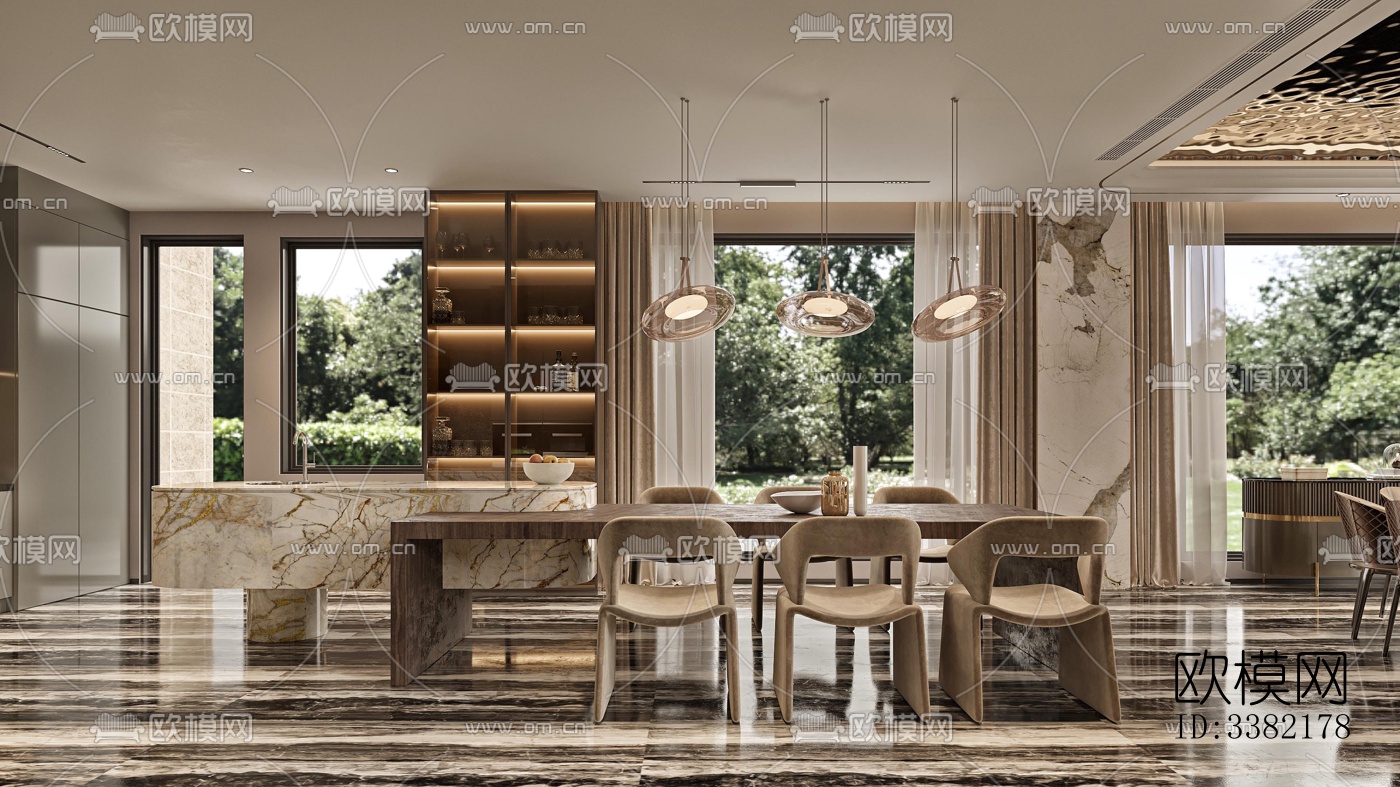 现代别墅效果图下载（渲染图6）