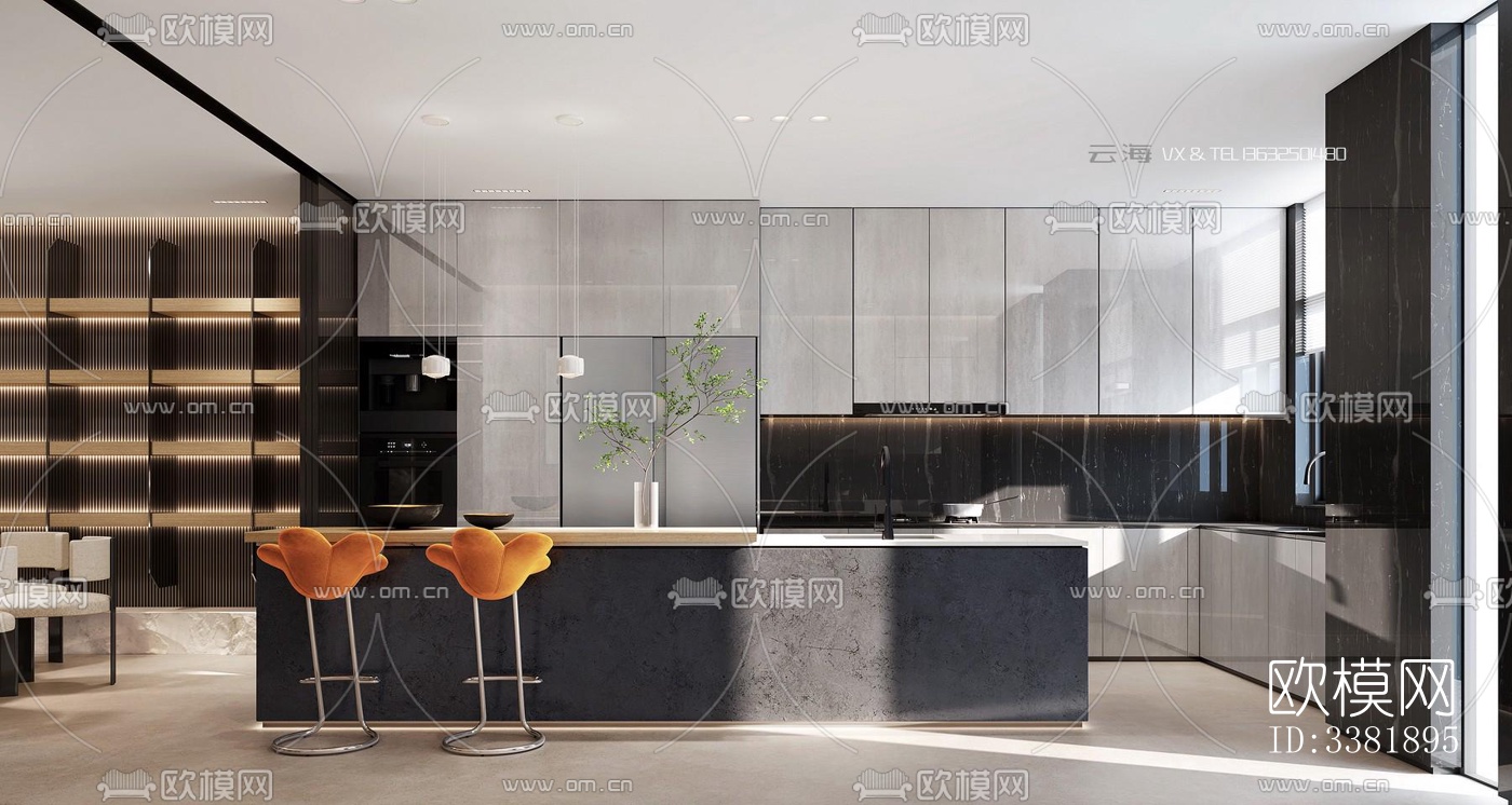 现代别墅效果图下载（渲染图16）