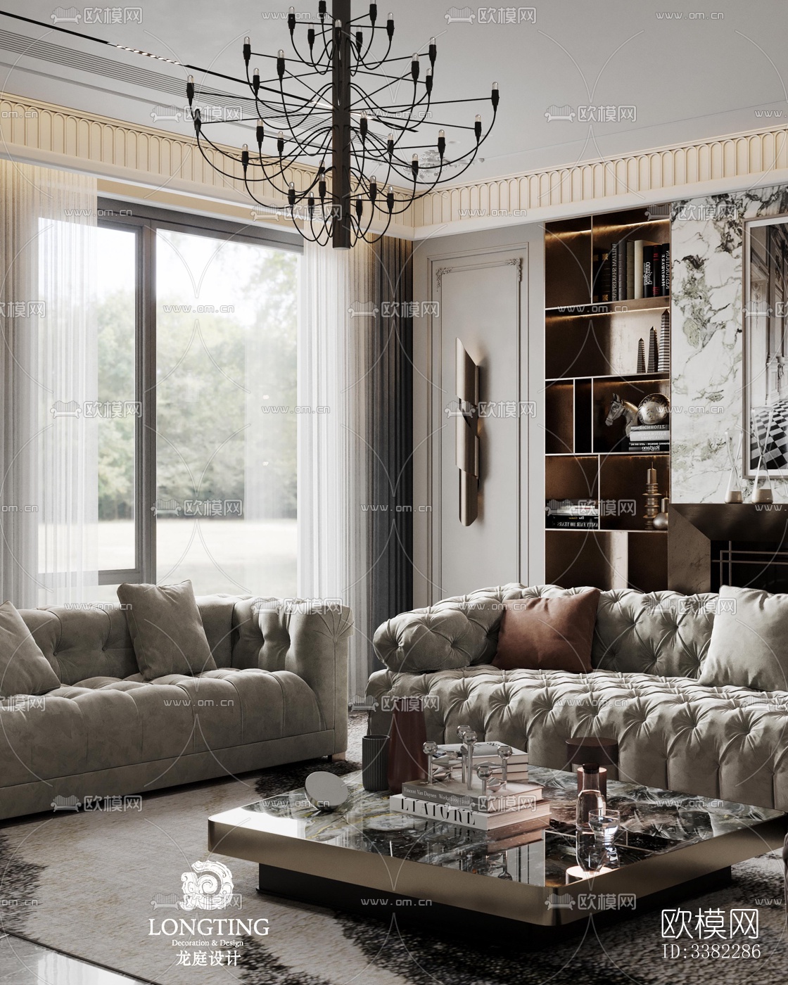 现代别墅效果图下载（渲染图9）