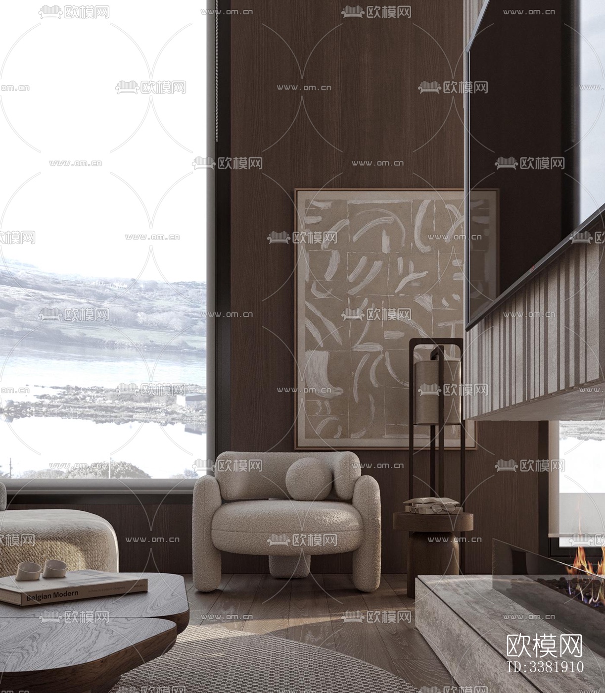 现代别墅效果图下载（渲染图11）